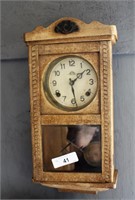 Old regulator wall clock