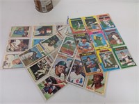 4 ×9 carte de Baseball vintage, plusieurs signées