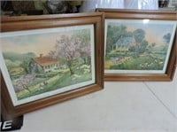 Currier & Ives American Homestead framed prints