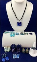 Blue Jewelry Lot
