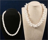 Faux Pearl Necklaces (2)