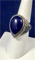 Lapis Lazuli & Sterling Silver Ring