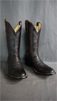 Rios of Mercedes Ostrich Cowboy Boots Size 7.5 D