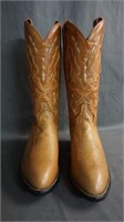 Tony Lama Ostrich Cowboy Boots Size 7.5 EE