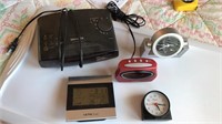 Radio clocks and indoor thermometer assortment