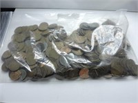 Canadian & American One Cent Coins