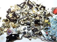 Costume Jewelry, Brooches. Necklaces etc