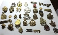 Military Hatpins, Brooches etc