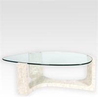 Marble and Glass Coffee Table - Maitland Smith