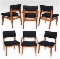 Set of Six Danish Teak Dining Room Chairs - Signed