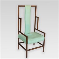 Chinese Modern High Back Chair