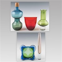 Group Mid Century Art Glass - Matti Halme
