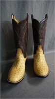 Rios of Mercedes Full Quill Ostrich Boots 10.5 B