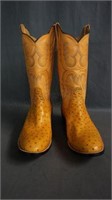 Rios of Mercedes Full Quill Ostrich Boots 11.5 E