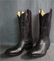 Rios of Mercedes Full Quill Ostrich Cowboy Boots