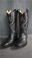 Rios of Mercedes Full Quill Ostrich Boots Size 8 D