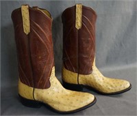 Rios of Mercedes Full Quill Ostrich Cowboy Boots