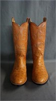 Rios of Mercedes Full Quill Ostrich Boots 9.5 D