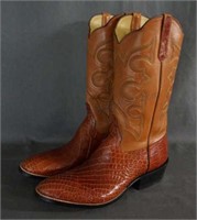 Rios of Mercedes Alligator Cowboy Boots Size 12 D