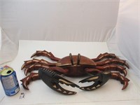 Grand crabe en bois démontable