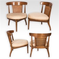 Set of Four Drexel Heritage Cane Back Chairs