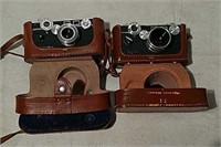 Two Argus C-3 "brick" cameras