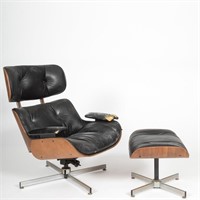 Plycraft Eames Style Chair and Ottoman