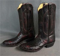 Rios of Mercedes Full Quill Ostrich Cowboy Boots