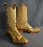 Rios of Mercedes Full Quill Ostrich Cowboy Boots