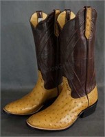 Rios of Mercedes Full Quill Ostrich Boots Size 7 D