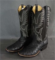 Rios of Mercedes Full Quill Ostrich Boots Size 7 E
