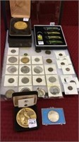Collection of Tokens & Trinkets Including