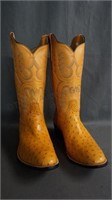 Rios of Mercedes Full Quill Ostrich Cowboy Boots