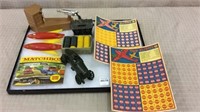 Group of Toys Including Mechanical Wild West