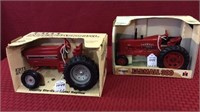 Pair of Ertl Toy Tractors 1/16th Scale w/ Boxes