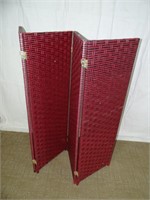 Red and Black Room Divider