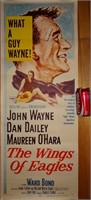 Affiche originale THE WINGS OF EAGLES - John Wayne