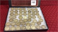 Collection of Approx. 50 Mercury Head Dimes