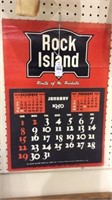 1950 Rock Island Route of the Rocketss Calendar