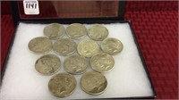 Collection of 12-1923  Peace Silver Dollars