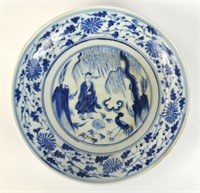Chinese Blue and White Charger