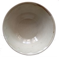 Chinese White Glazed Lotus Bowl