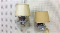 Pair of Aladdin Caboose Interior Kerosene Lamps