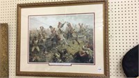Lg. Contemp. Framed Print -Capture of the French
