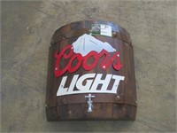 Decorative Coors Light Barrel Spout-