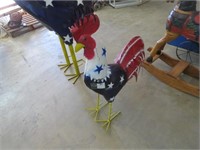 Small Decorative Metal Rooster-