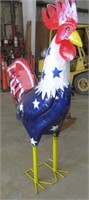 Large Decorative Metal Rooster-