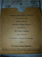 Vintage Nuclear bomb effects computers revised