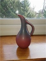 Van Briggle Pottery pitcher, gradient color from