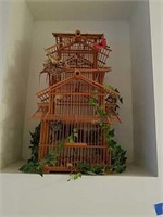 Home decor Bird Cage made of bamboo and decorated